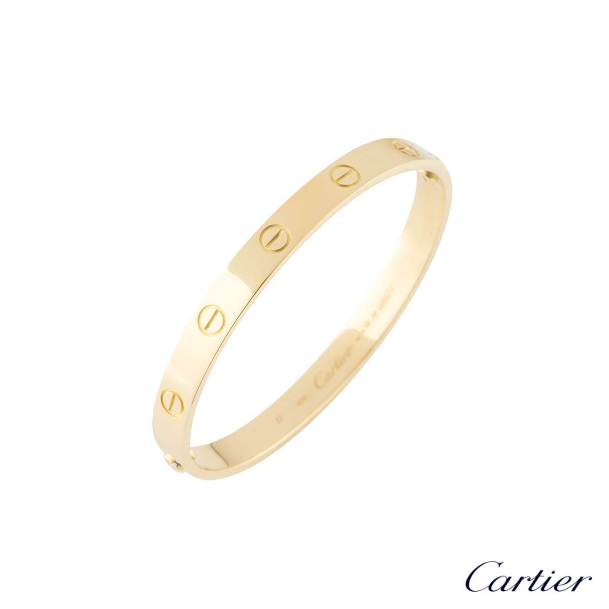 weight of cartier love bracelet size 16
